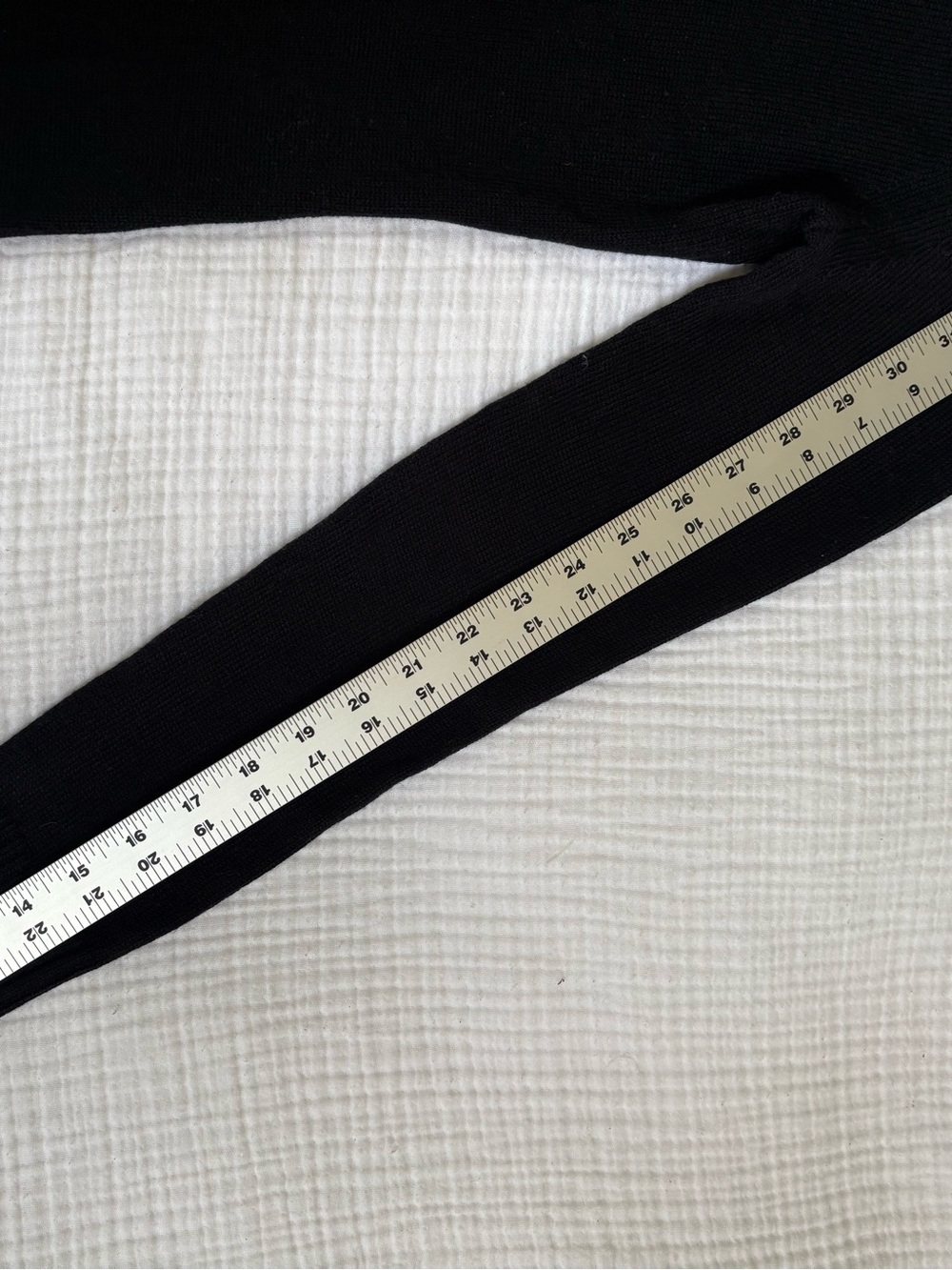 STAUD Black Long Sleeve Sweater Dress - Picture 9 of 9